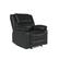 Left. Relax A Lounger - Parkland Faux Leather Recliner in Black - Black.