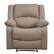Front Zoom. Relax A Lounger - Parkland Microfiber Recliner - Beige.