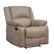 Alt View Zoom 12. Relax A Lounger - Parkland Microfiber Recliner - Beige.
