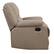 Left Zoom. Relax A Lounger - Parkland Microfiber Recliner - Beige.