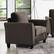 Alt View 11. Lifestyle Solutions - Wesley Microfiber Chair in Coffee - Coffee.
