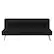 Angle. Serta - Cali Convertible Sofa in Black - Black.
