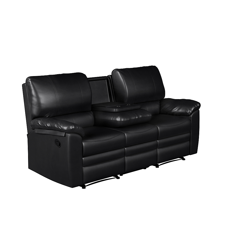 Best Buy: Relax A Lounger Klyf Reclining Sofa in Black CFT-3PC-RCL-SET