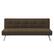 Front. Serta - Cali Convertible Sofa - Java.