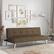 Alt View 11. Serta - Cali Convertible Sofa - Java.
