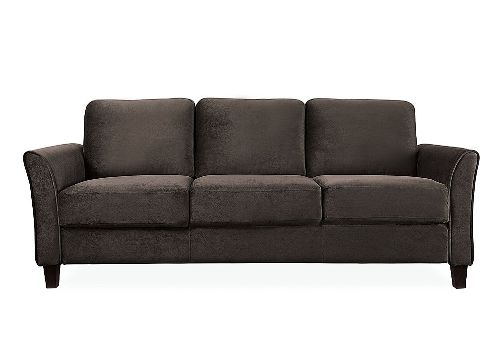 Lifestyle Solutions Hartford Sofa Upholstered Microfiber Curved