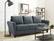 Alt View 11. Lifestyle Solutions - Wesley Microfiber Sofa in Grey - Dark Grey.