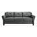 Front Zoom. Lifestyle Solutions - Hamburg Rolled Arm Sofa - Dark Gray.