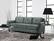 Alt View Zoom 11. Lifestyle Solutions - Hamburg Rolled Arm Sofa - Dark Gray.