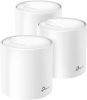 TP-Link - Deco AX3000 (3-pack) Dual-Band Whole Home Mesh Wi-Fi 6 System, Supports Gigabit Speeds - White - Front_Zoom