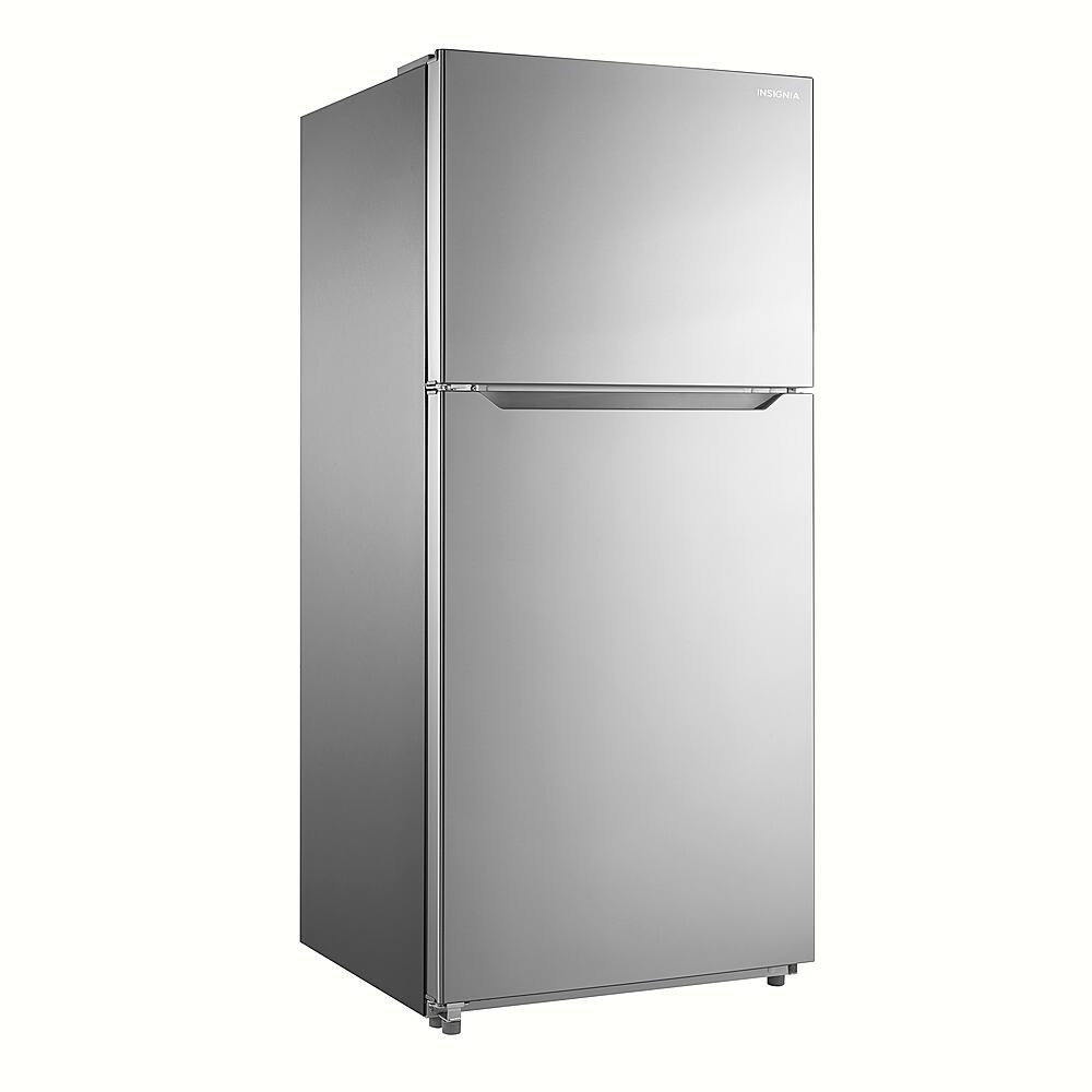 Best Buy Insignia™ 18 Cu. Ft. TopFreezer Refrigerator Stainless Steel