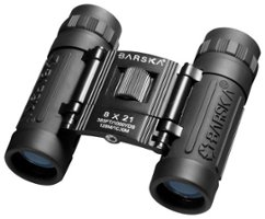 Barska - Lucid View 8 x 21 Compact Binoculars - Black - Angle_Zoom