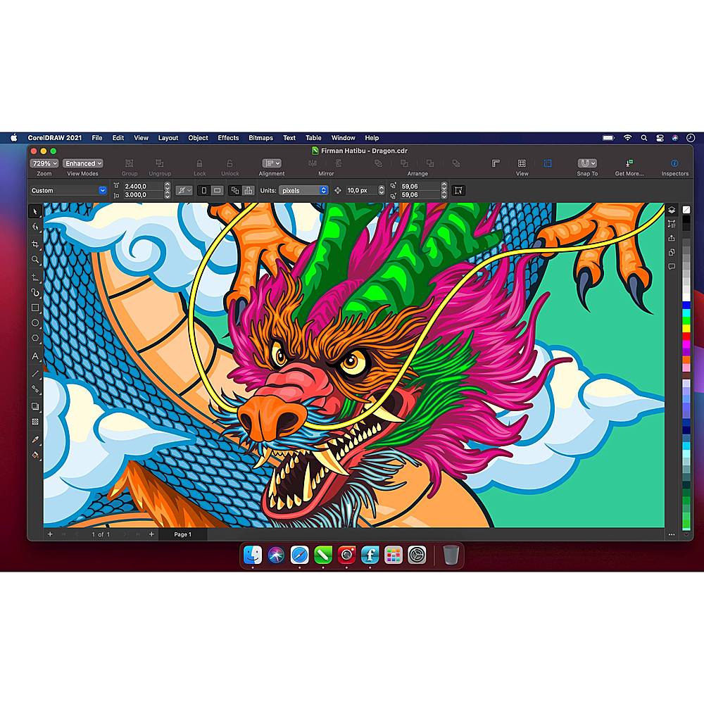 Best Buy: Corel Draw Graphics Suite 2021 (1-user) (1-year Subscription 