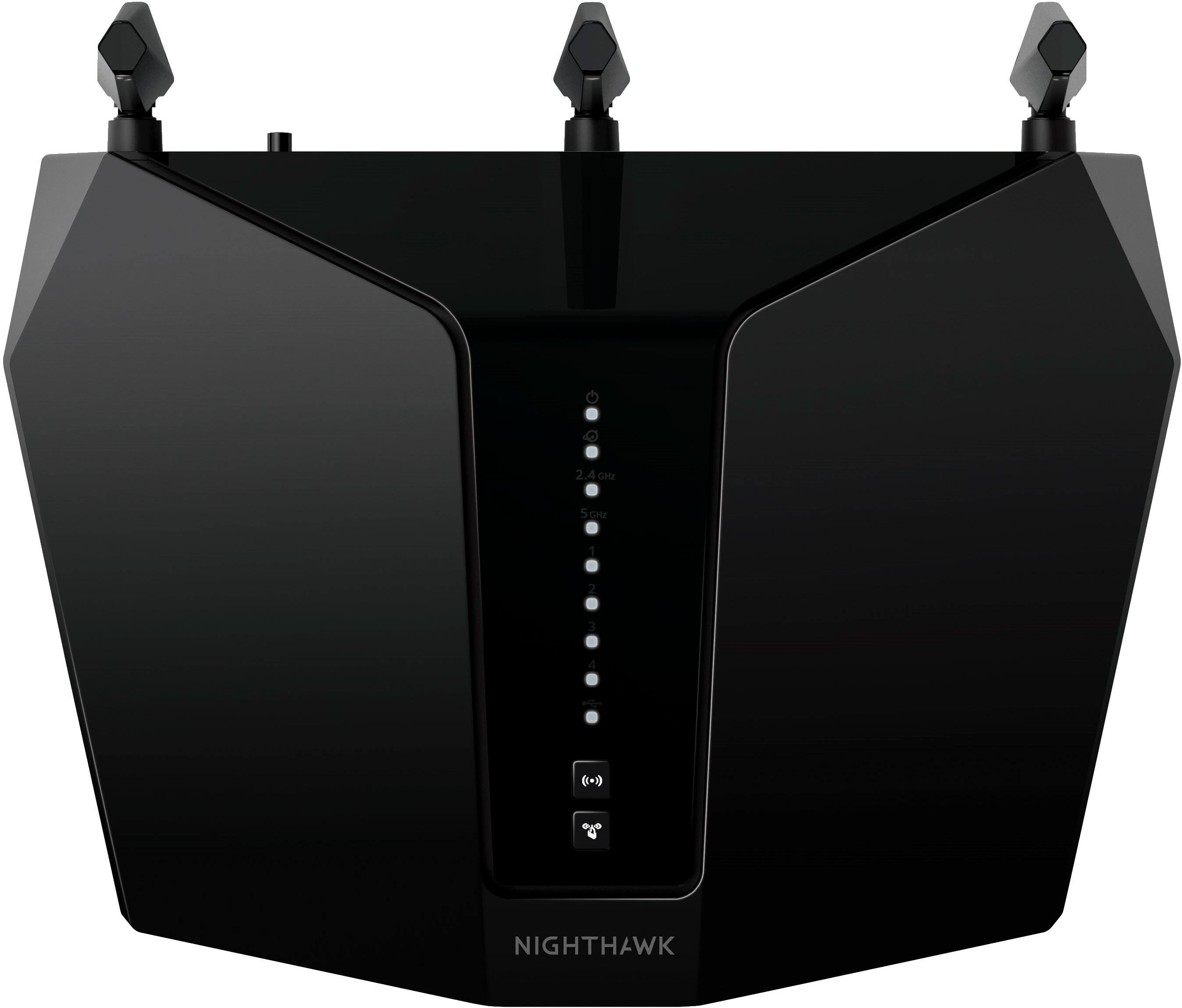Alt View 11. NETGEAR - Nighthawk AX2400 Dual-Band Wi-Fi Router - Black.