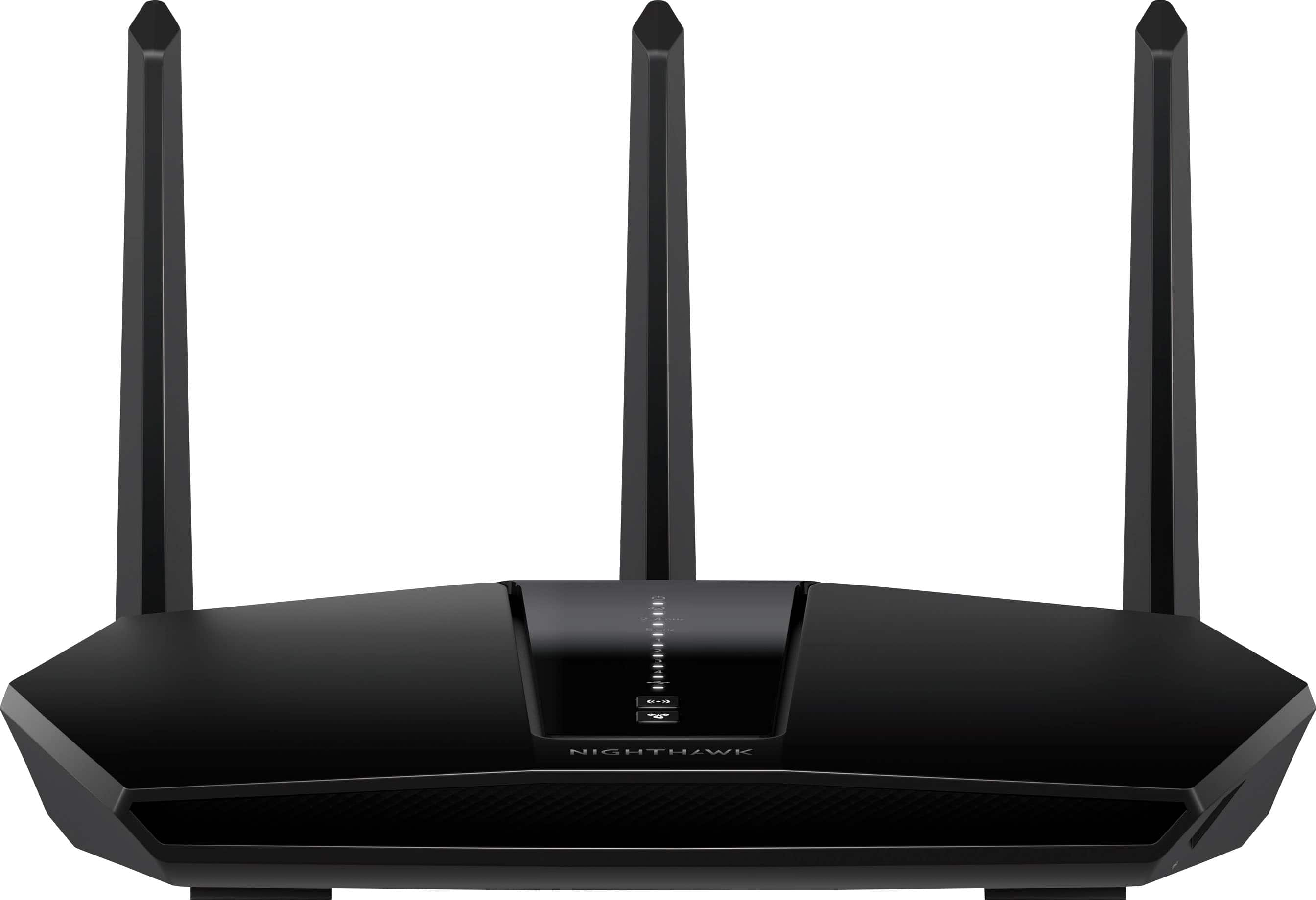 NETGEAR Nighthawk AX2400 Dual-Band Wi-Fi Router Black RAX30-100NAS 