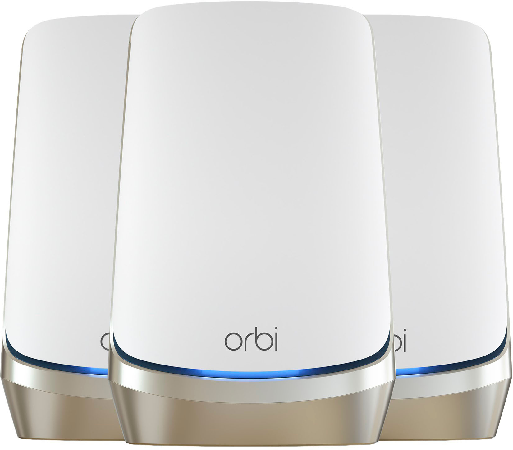 NETGEAR - Orbi AXE11000 Quad-Band WiFi 6E Mesh System (3-Pack)