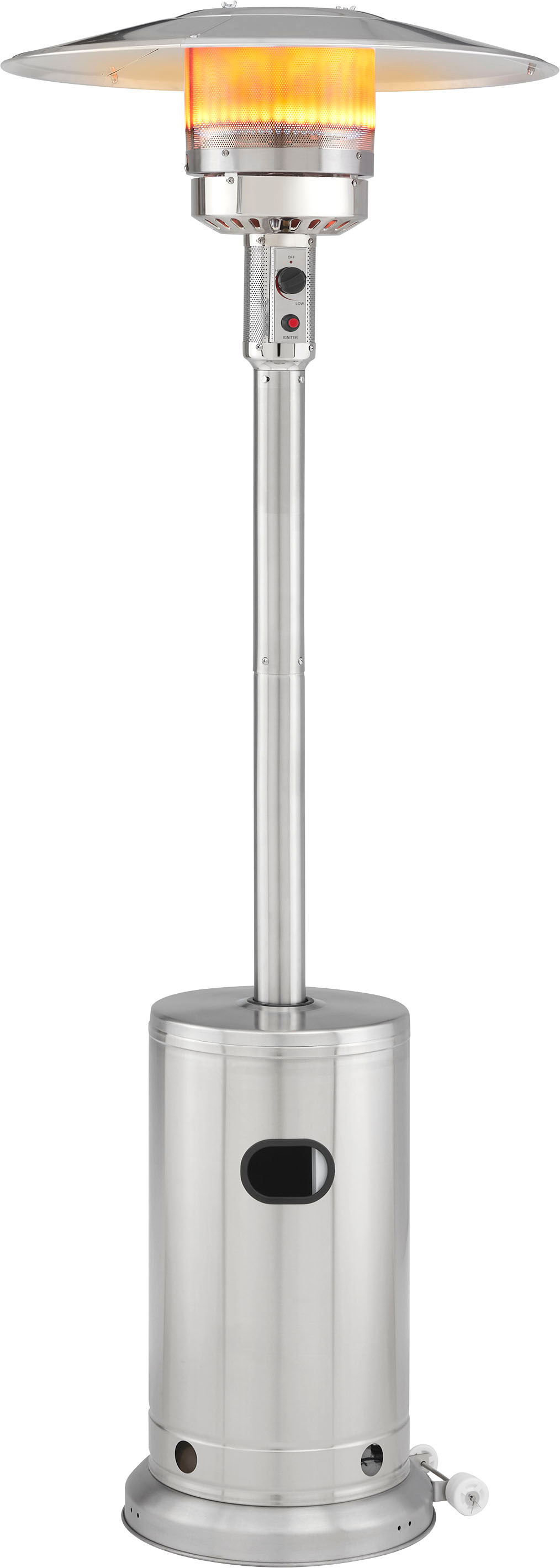 Mijnwerker Zeug Staat Insignia™ Standing Patio Heater Stainless Steel NS-PSH48SS3 - Best Buy