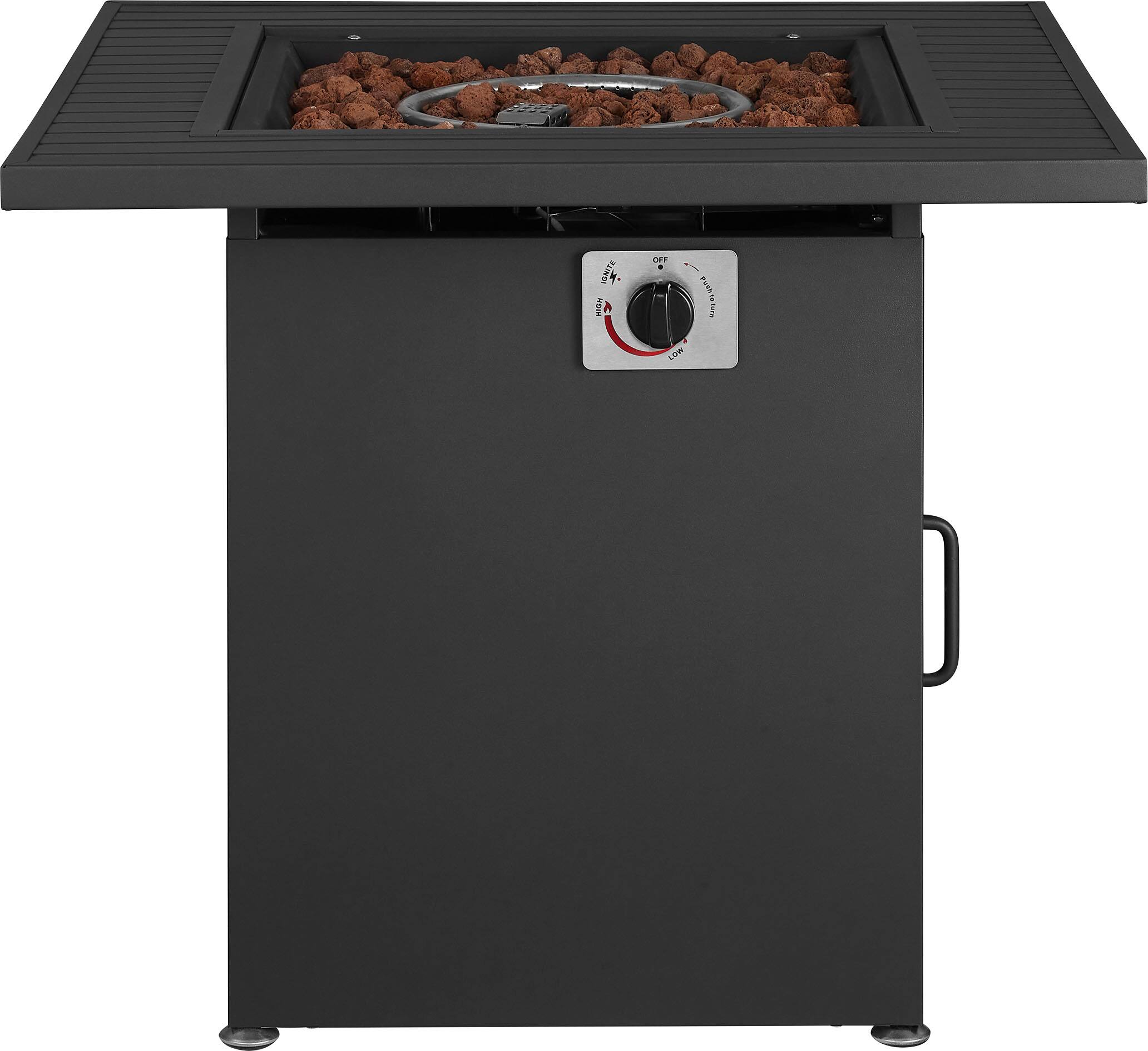 Customer Reviews Insignia™ 28" Square Fire Table Black NSPFT28BK3