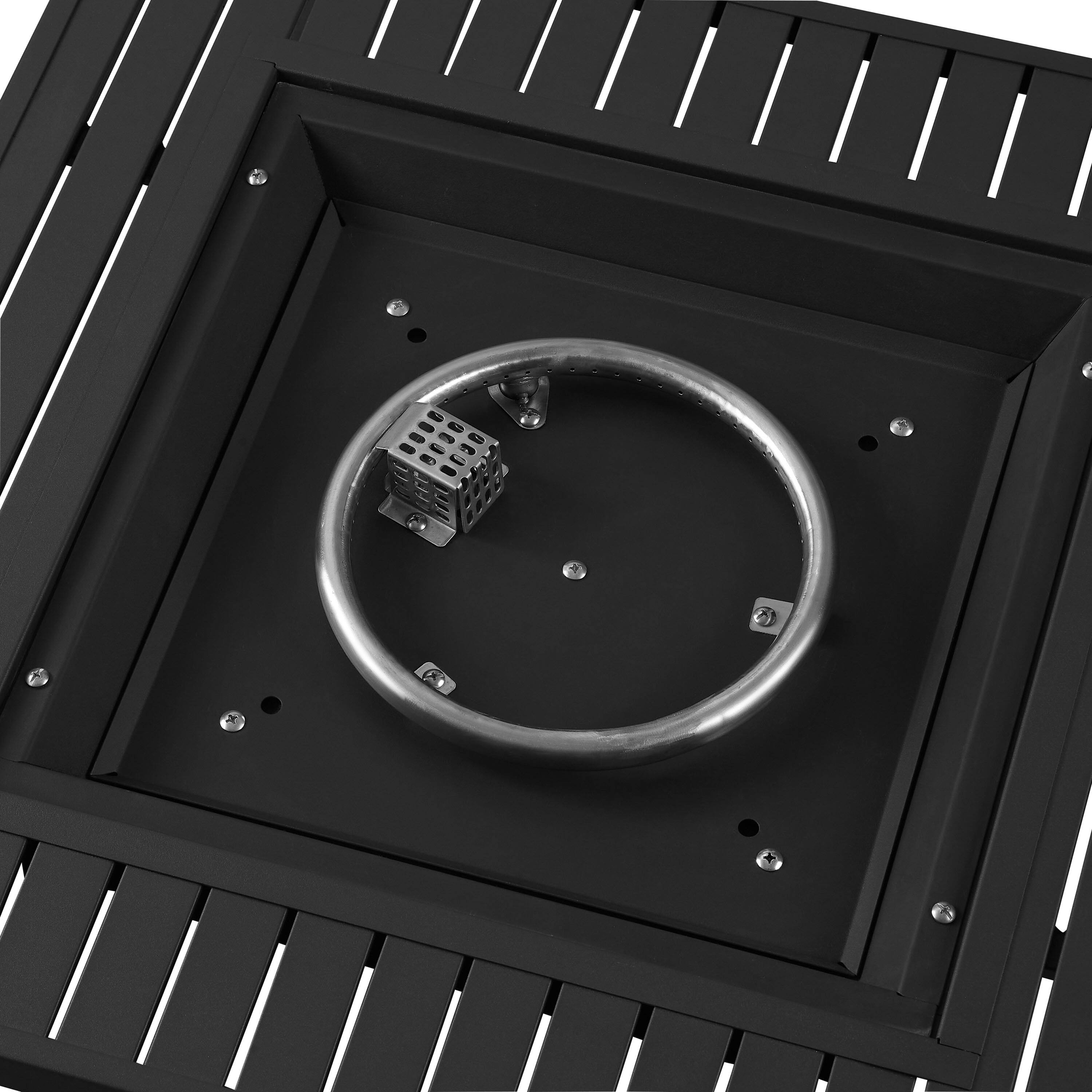 Best Buy Insignia™ 28" Square Fire Table Black NSPFT28BK3