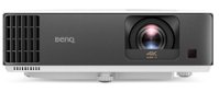 BenQ - TK700STi Smart 4K HDR Short Throw Gaming Projector, Low Input Lag, Enhanced Game Modes, 3000 Lumens - White - Front_Zoom