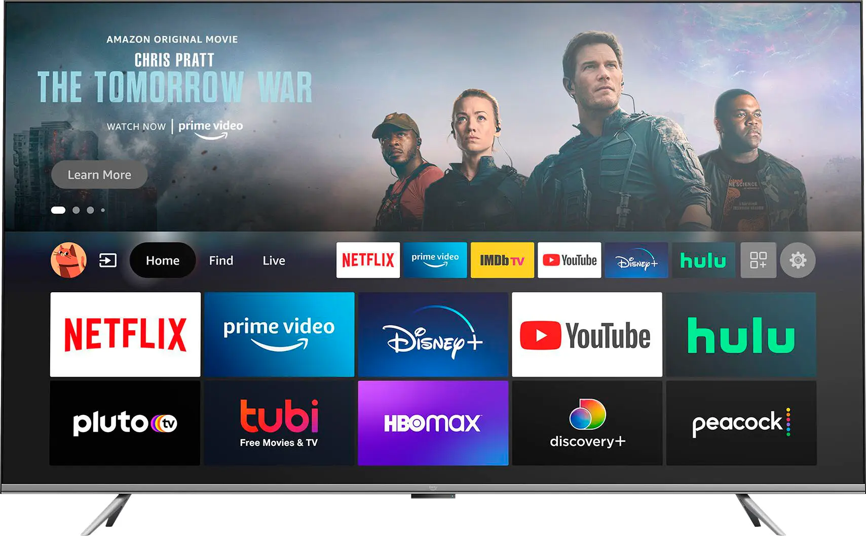 Amazon - 65" Class Omni Series 4K UHD Smart Fire TV hands-free with Alexa