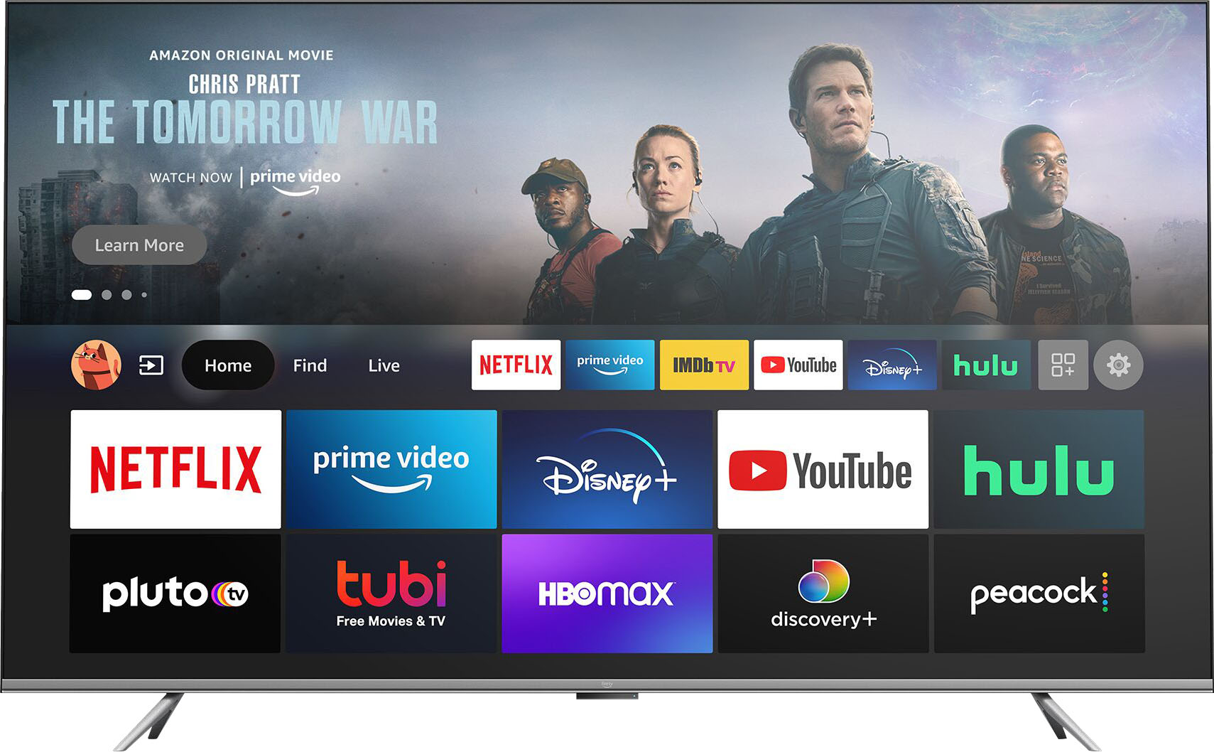 Introducing the all-new  Fire TV with 4K Ultra HD and Alexa