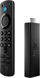Amazon - Fire TV Stick 4K Max Streaming Media Player with Alexa Voice Remote (includes TV controls) | HD streaming device - Black - Front_Zoom