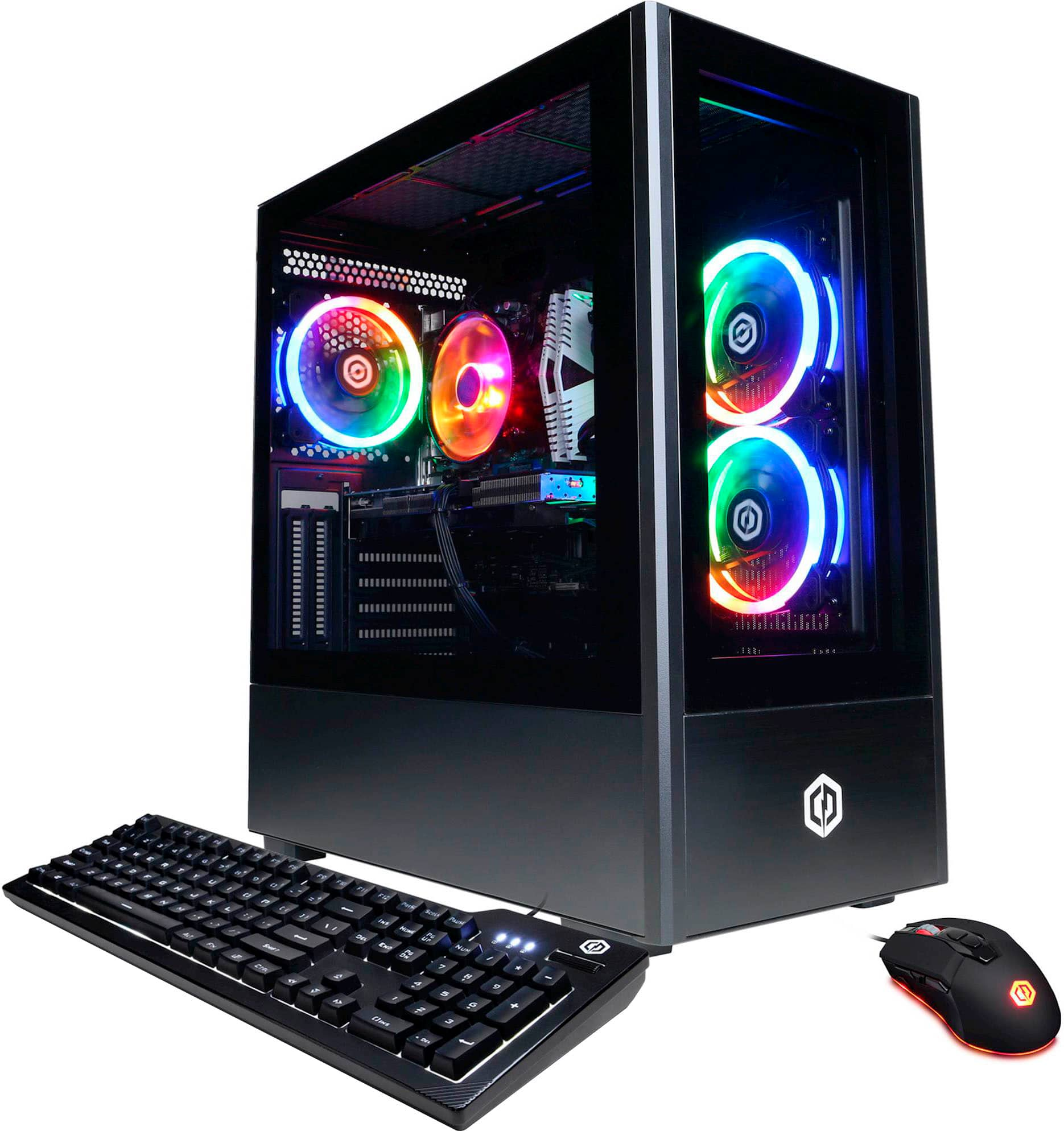 CyberPowerPC - Gamer Xtreme Gaming Desktop - Intel Core i5-11600KF - 16GB Memory - NVIDIA GeForce RTX 2060 - 500GB SSD - Black