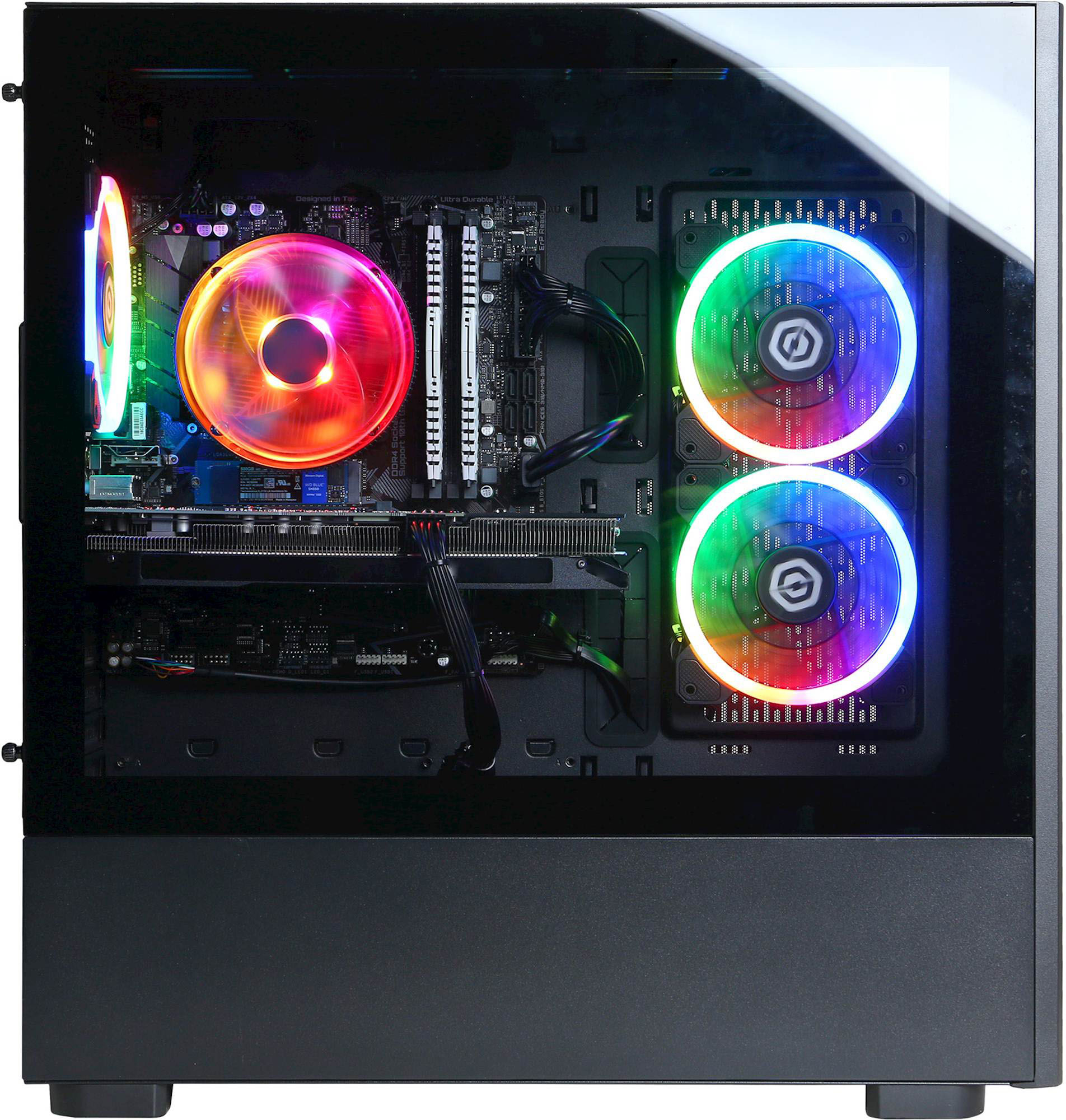 CyberPowerPC Gaming Desktop AMD Ryzen 5 3600 16GB Memory NVIDIA GeForce RTX  2060 SUPER 1TB Solid State Drive Black GMA8400CPGV2 - Best Buy