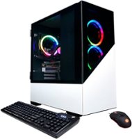 CyberPowerPC - Gamer Supreme Gaming Desktop - AMD Ryzen 7 5700G - 16GB - NVIDIA GeForce RTX 3070 - 1TB SSD - White - Angle_Zoom