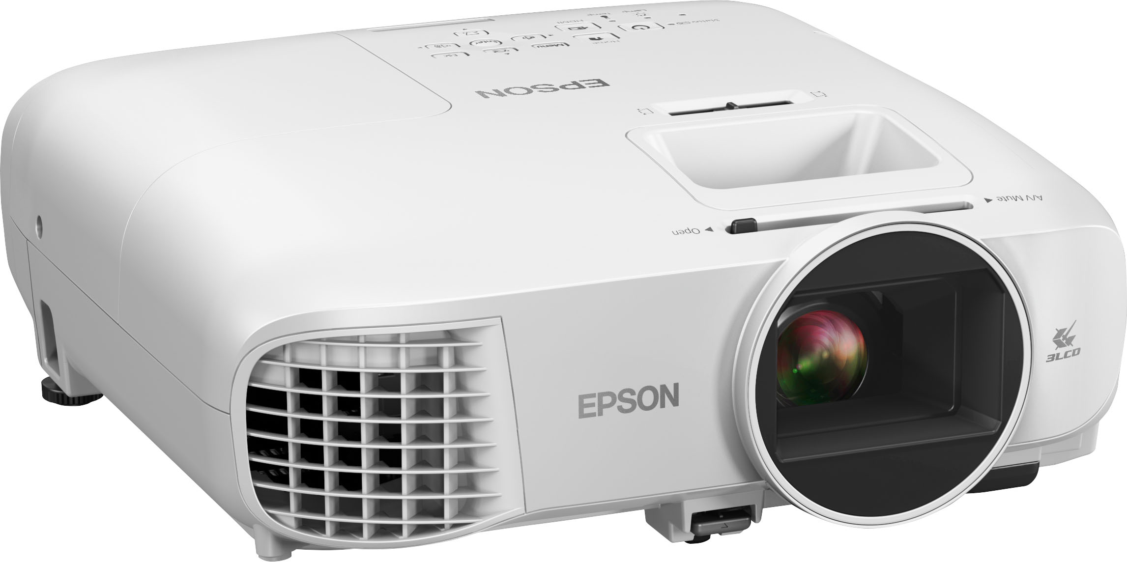 Angle View: Epson - Home Cinema 2200 1080p 3LCD Projector with Android TV - New - White