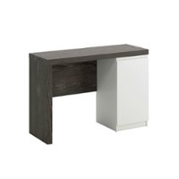 Sauder - Home Office Desk - Gray/White - Front_Zoom