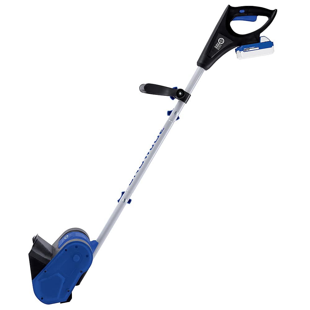 Front. Snow Joe - 24V-SS10 24-Volt iON+ Cordless Snow Shovel Kit - Blue.