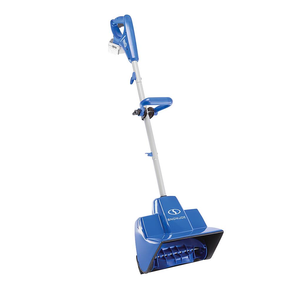 Angle. Snow Joe - 24V-SS11-XR 24-Volt iON+ Cordless Snow Shovel Kit | 11-Inch | W/ 5.0-Ah Battery and Charger - Blue.