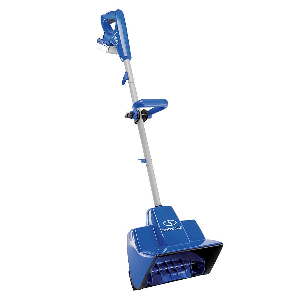 Angle. Snow Joe - 24V-SS11 24-Volt iON+ Cordless Snow Shovel Kit | 11-Inch | W/ 4.0-Ah Battery and Charger - Blue.