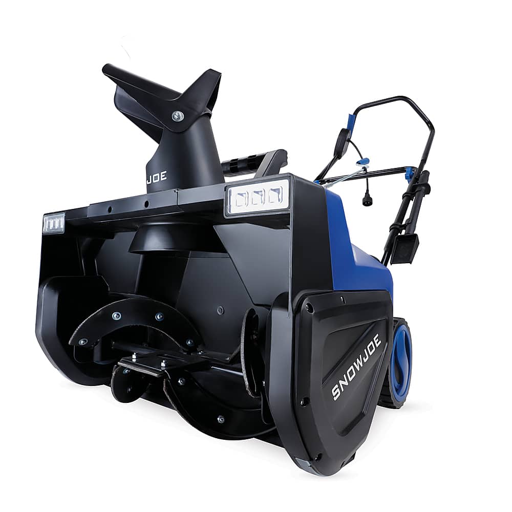 Front. Snow Joe - SJ627E Electric Snow Thrower | 22-Inch | 15-Amp | w/ Dual LED Lights - Blue.