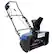 Angle. Snow Joe - SJ623E Electric Single Stage Snow Thrower | 18-Inch | 15 Amp Motor | Headlights - Blue.
