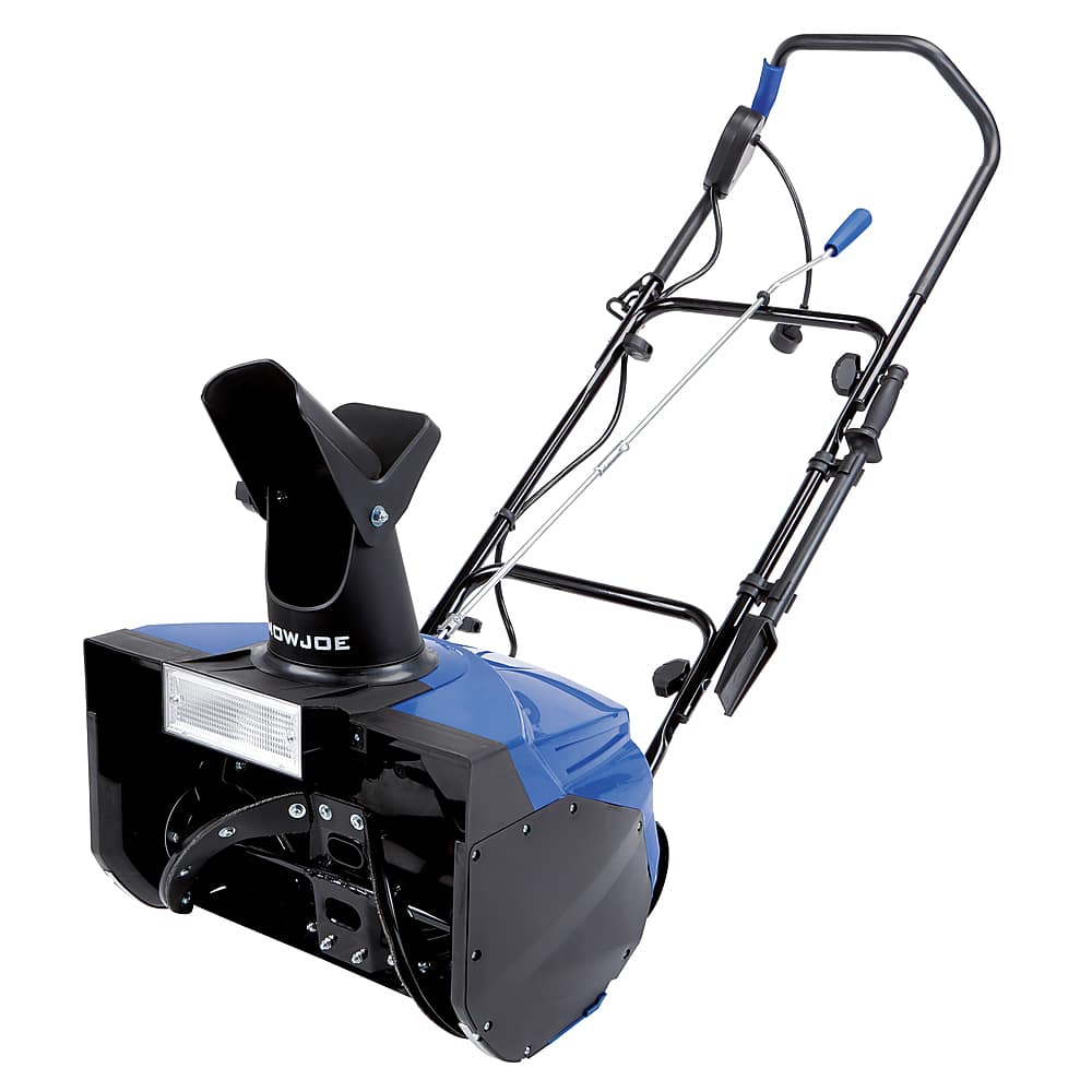 Alt View 11. Snow Joe - SJ623E Electric Single Stage Snow Thrower | 18-Inch | 15 Amp Motor | Headlights - Blue.