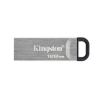Kingston - DataTraveler Kyson 128GB High Performance USB 3.2 Gen 1 Metal USB Flash Drive DTKN/128GB - Front_Zoom