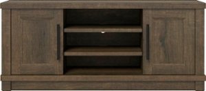 Whalen Furniture - TV Console for Most TVs up to 75" - Brown - Front_Zoom