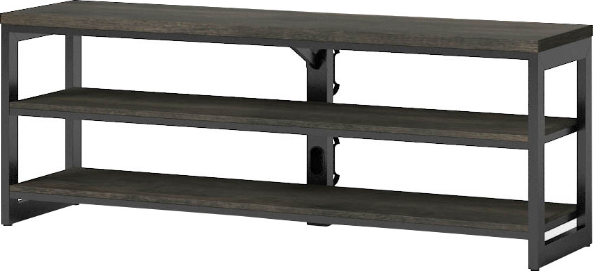 Angle View: Whalen Furniture - TV Stand for Most TVs Up to 70" - gray