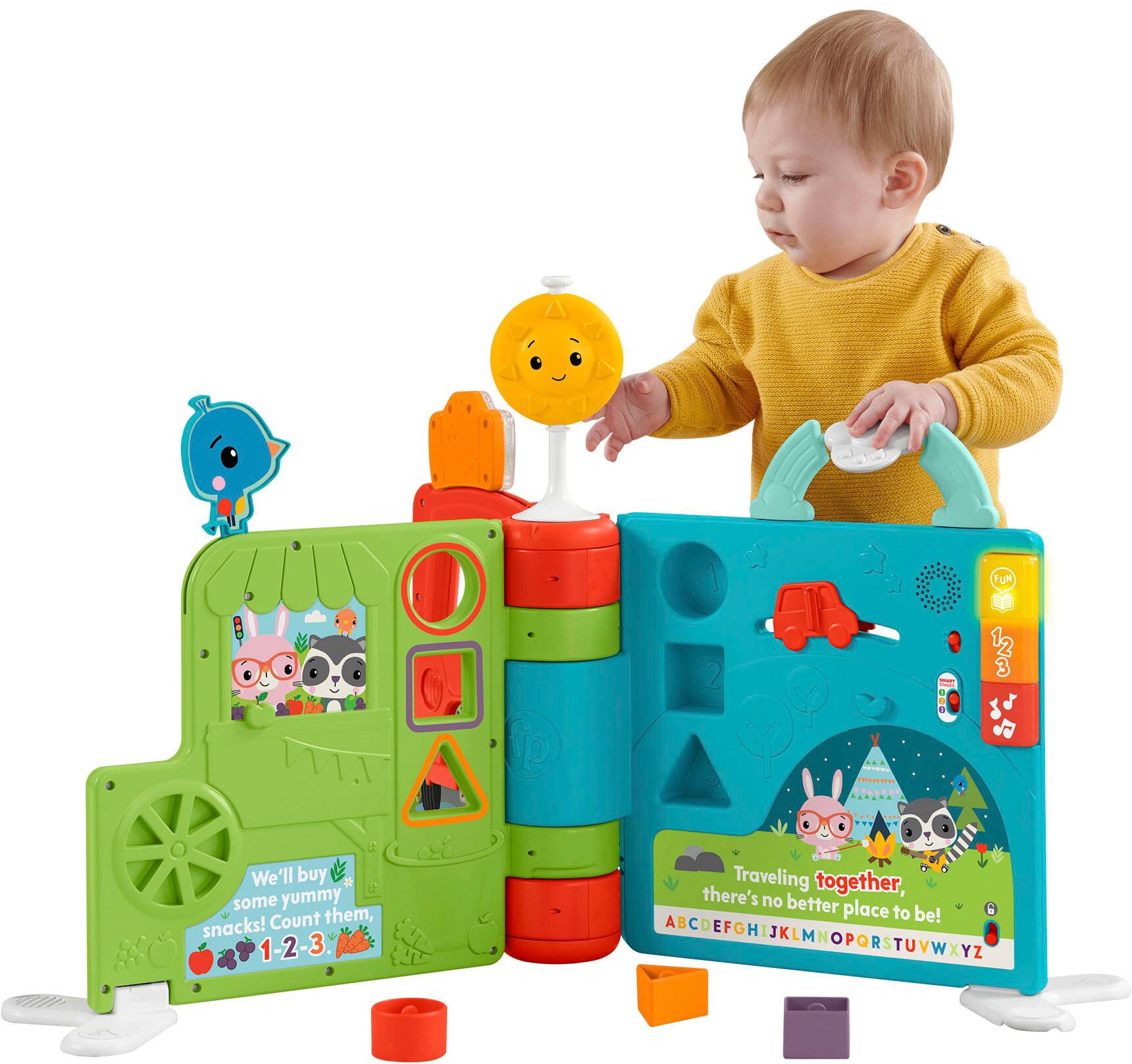 Fisher Price Sit-to-Stand Activity Book with Music - Playpolis