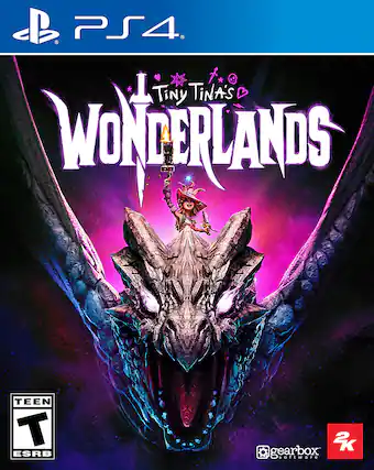 PS4. 1 Tiny Tina's Wonderlands TEEN T ESRB 2K Gearbox Software - T (Teen 13+)