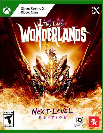 Xbox Series X X Xbox One SERIES X TINY TINA'S WONDERLANDS TEEN TINA'S WONDERLANDS NEXT-LEVEL EDITION 2 gearbox software - T (Teen 13+)