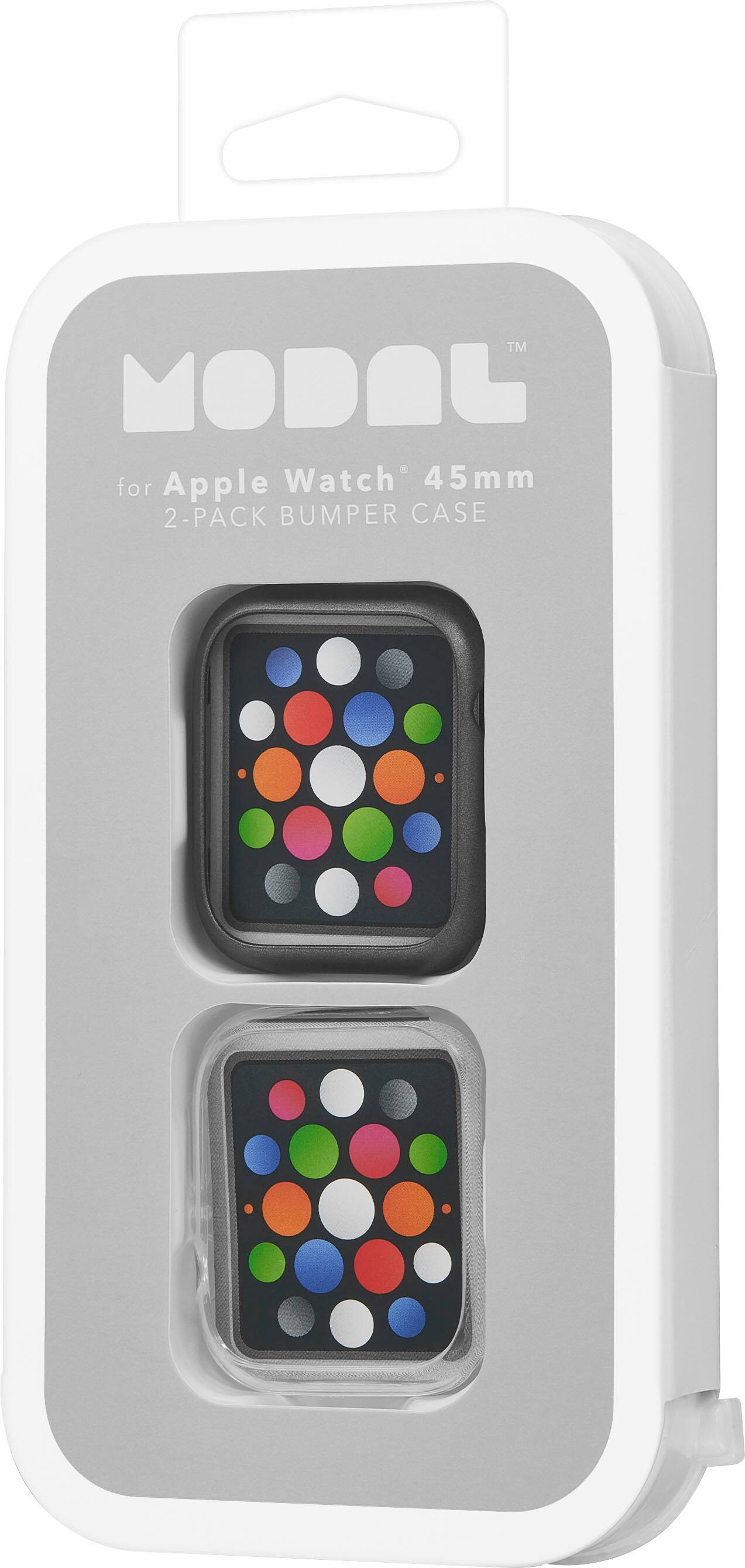 Popvcly 2 Pack Case Compatible with Apple Watch Series 7 45mm with