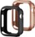 Left Zoom. Modal™ - Bumper Case for Apple Watch 41mm 2021 (2-Pack) - Black/Gold.