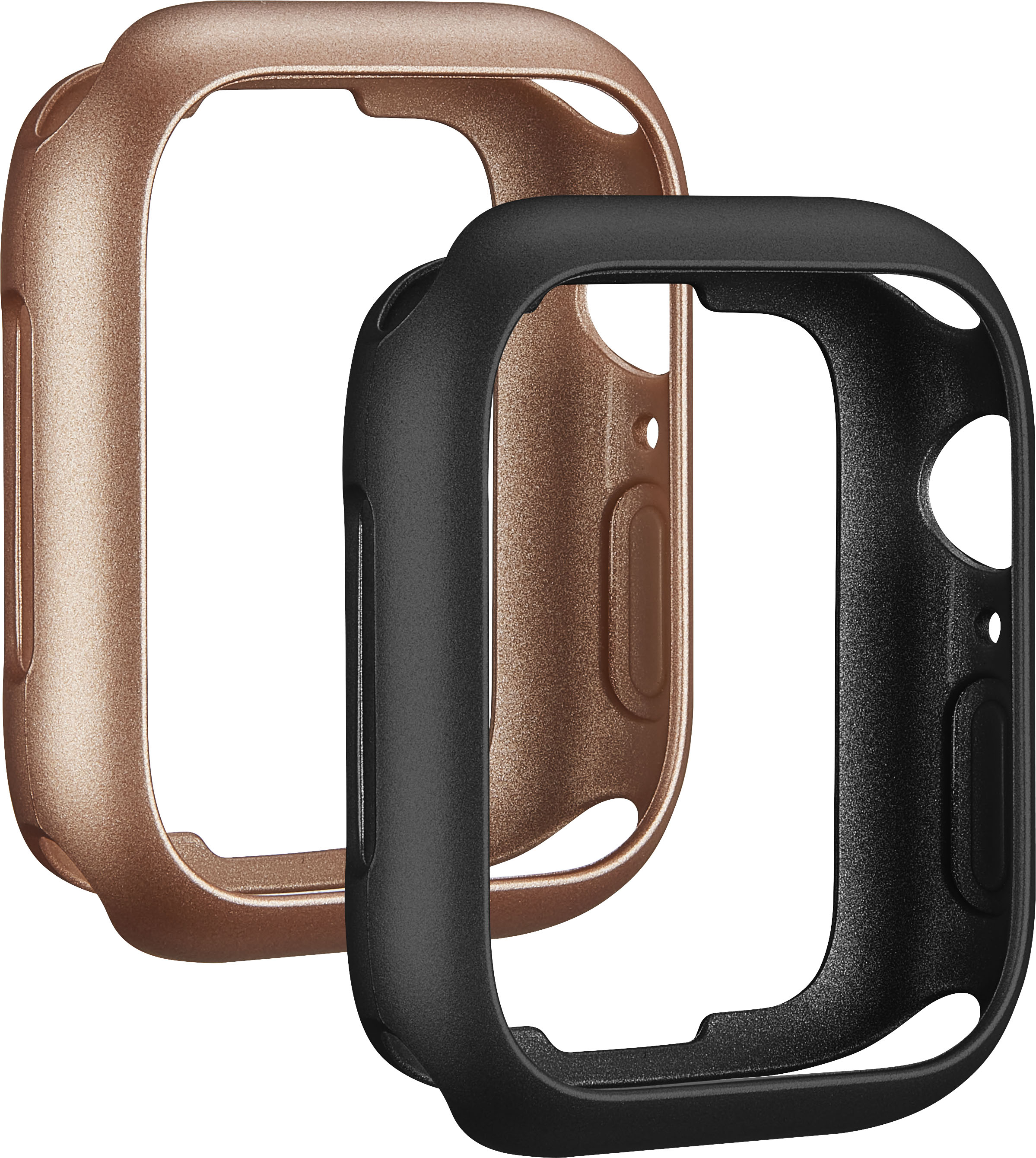 Angle View: Apple Watch Nike Series 7 (GPS) 41mm Midnight Aluminum Case with Anthracite/Black Nike Sport Band - Midnight