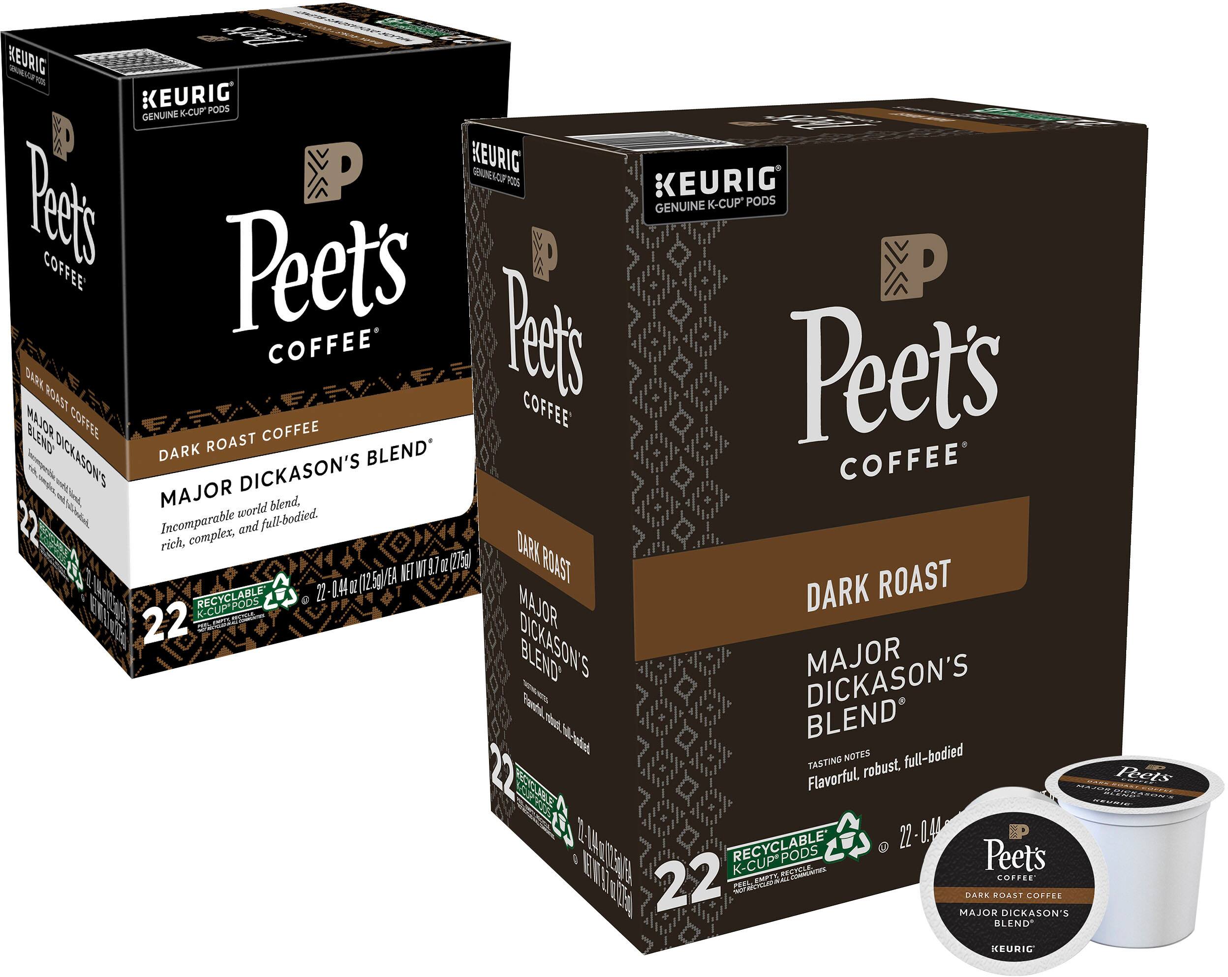 Alt View 13. Peet's Coffee - Major Dickason's K-Cup Pods 22-Pack.