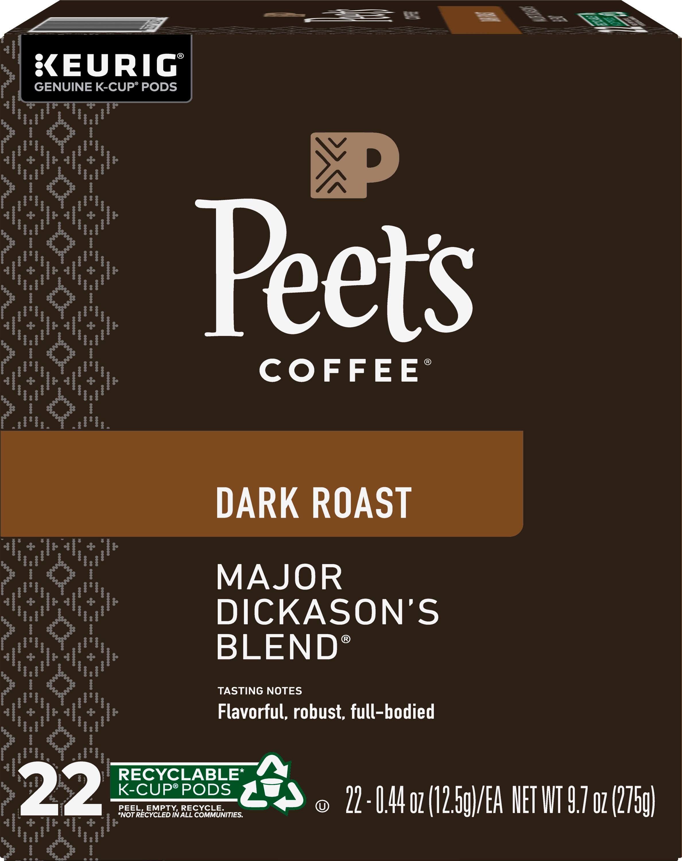 Alt View 11. Peet's Coffee - Major Dickason's K-Cup Pods 22-Pack.