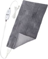 Calming Heat - Massaging Weighted Heating Pad - Grey - Angle_Zoom